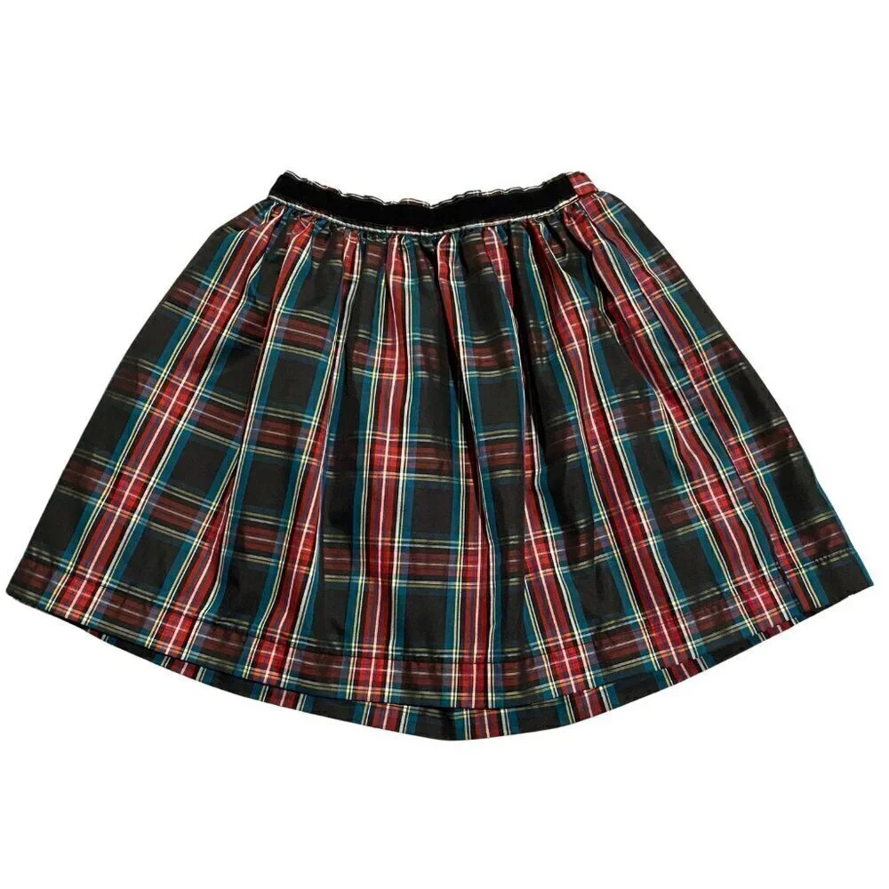 Baby Gap Toddler Girl Holiday Christmas Plaid Skirt - Size 5 - Like New!
